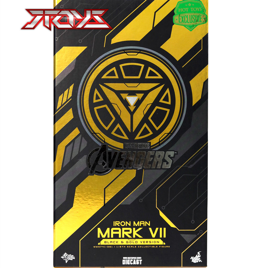 HT 1/6 MMS741D61 Iron Man MK7 black gold electroplating venue limited action figure