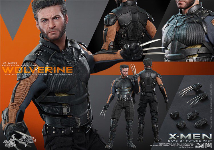 HOTTOYS HT MMS264 X-Men Days of Future Past Wolverine 4.0 Hugh Jackman Model Action Figure