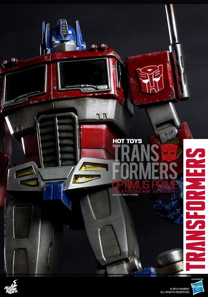 Hottoys HT TF001 1/6 Transformers G1 Optimus Prime VIP Starscream Fitted Version Action Figure