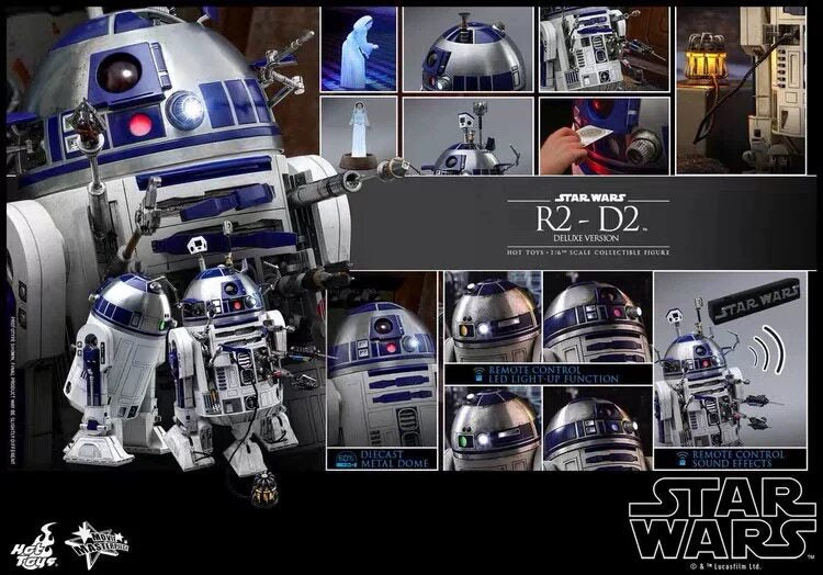 HT MMS511 Star Wars Robot r2d2 R2-D2 2.0 Deluxe Edition Action Figure