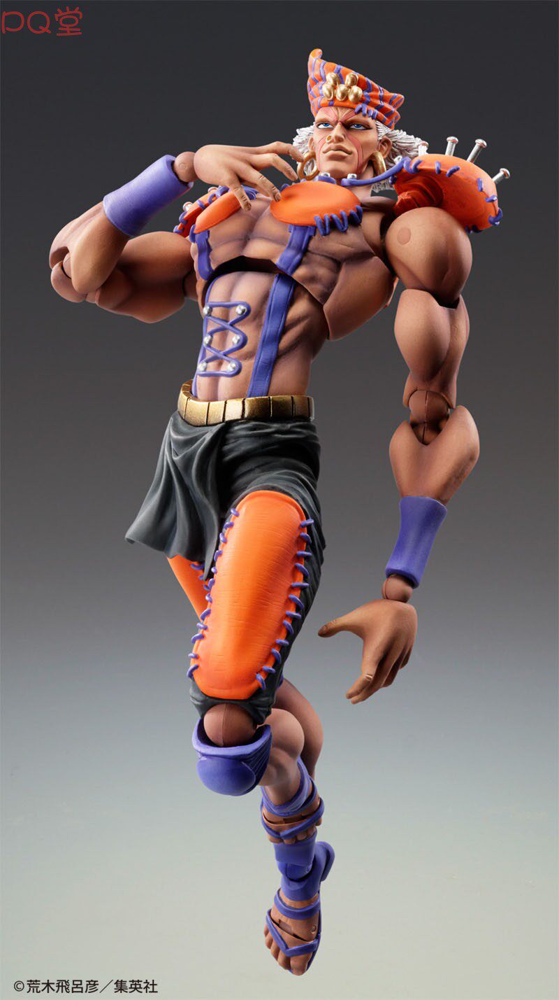 Medicos Super Action Statue: JoJo's Bizarre Adventure — Battle Tendency — Wamuu &amp; AC/DC