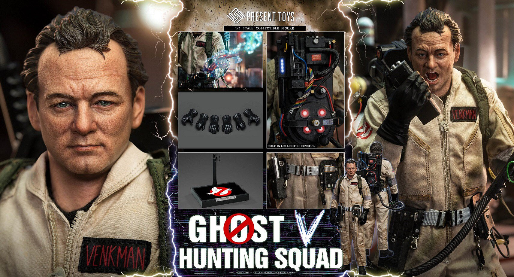 PRESENT TOYS PT-sp57/58 1/6 Ghost Squad: The Expendables — Agent V & Agent Z
