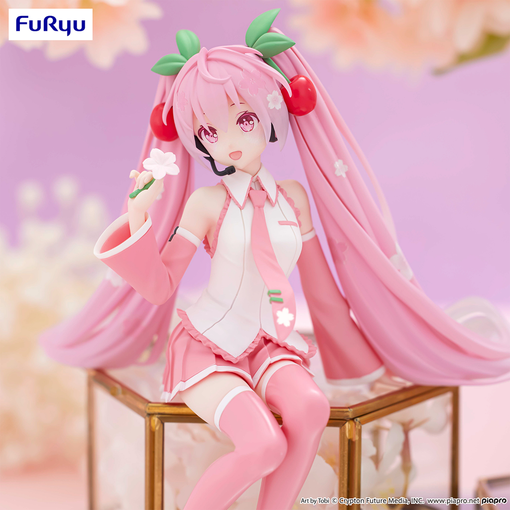 15cm FuRyu Hatsune Miku Sakura Miku 2024 Prize Figure