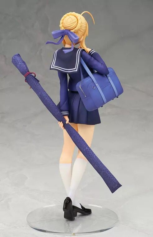 Fate/stay night — Saber (School Uniform Ver.) — Transparent Boxed Figure