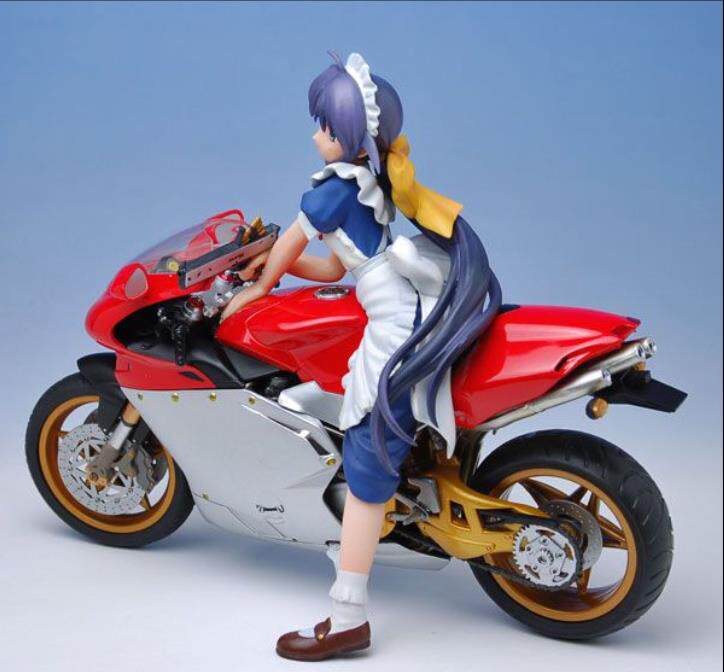 Mahoro: Magical Automatic Maiden — Mahoro & Scooter Figure