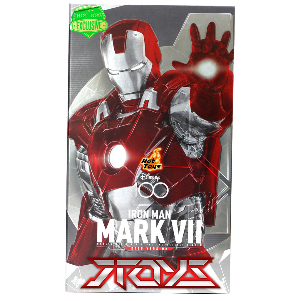 HT MMS696D100 1/6 alloy Iron Man MK7 Disney Anniversary Edition figure movable figure