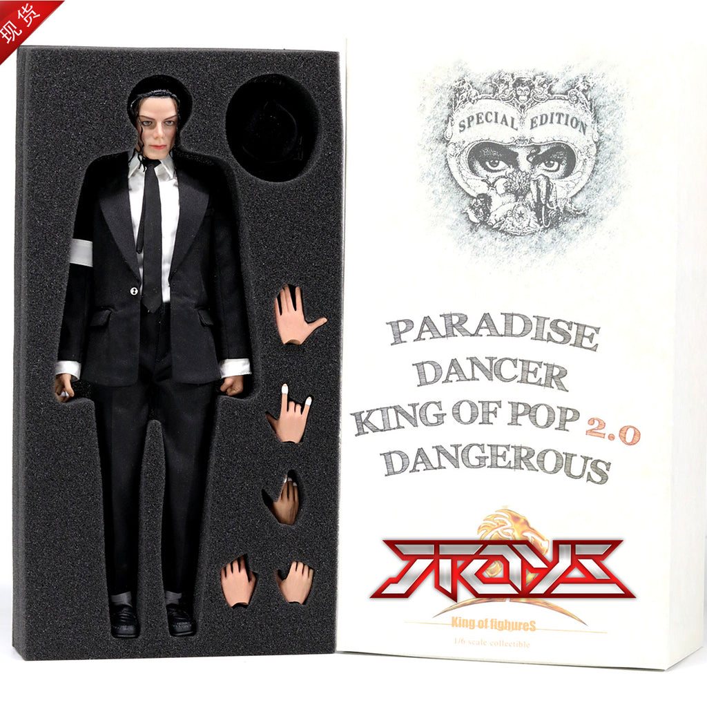 King of Figure KOF 1/6 Paradise Dancer 2.0 Jackson's Dangerous Journey Hair Transplant Action Figure