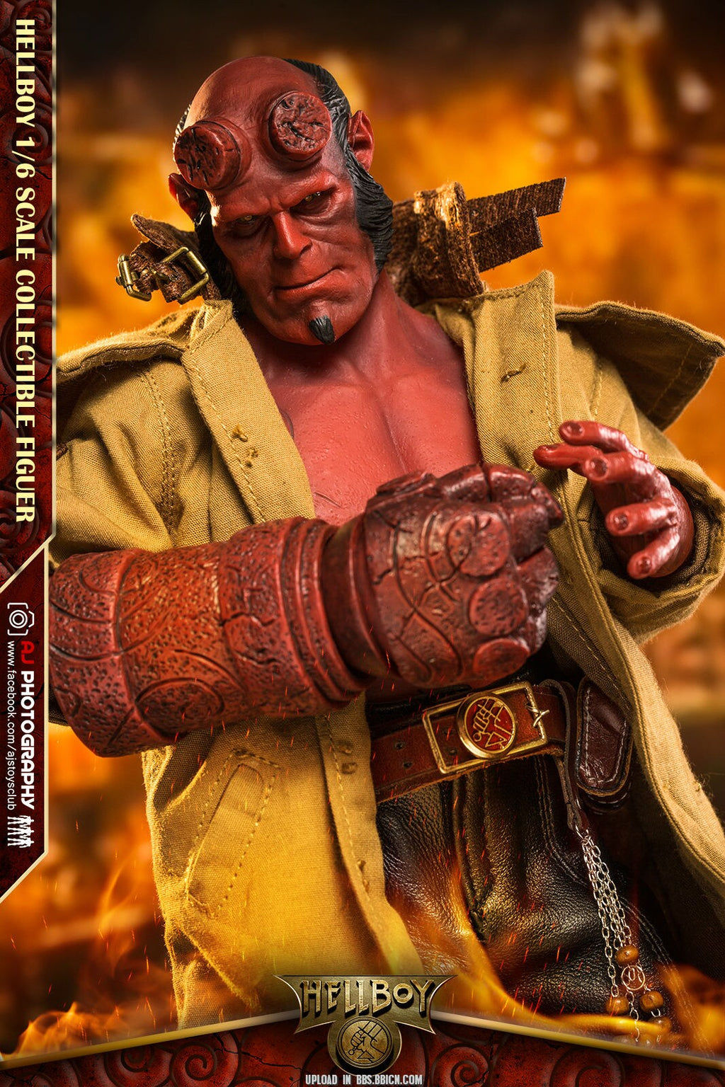 ARTOYS 1/6 Hell man HELLBOY four head sculpts action figures