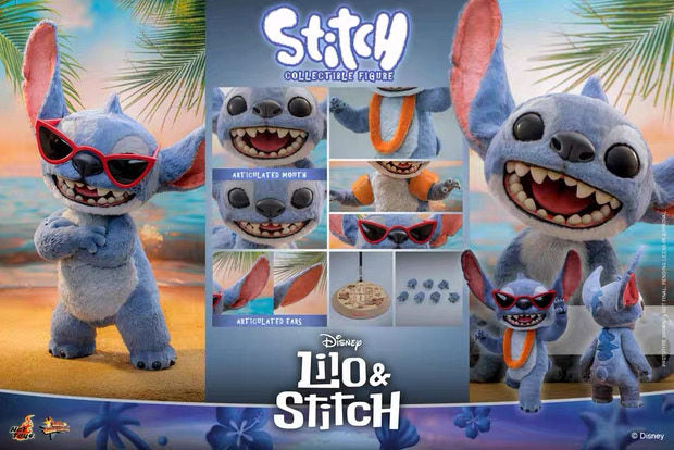 HT 39cm MMS815 Lilo & Stitch Stitch 1/6 Plush Action Figure