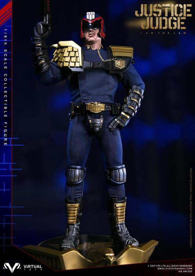 VTS TOYS VM-023 Judge Dredd (Sylvester Stallone) 1/6 Scale Collectible Figure