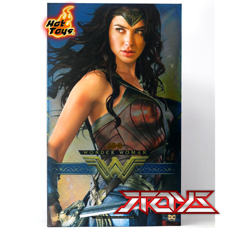 Hottoys 1/6HT Wonder Woman 7.0 Wool Hair Transplant Version 100 Warner Anniversary Limited Edition MMS698 Action Figure