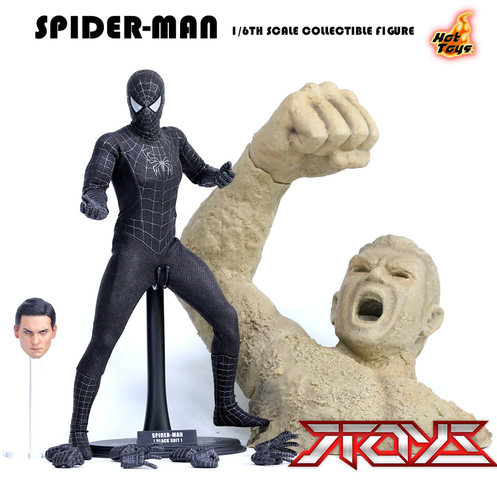 HT Hot Toys 1/6 MMS165 Spider-Man (Black Suit) – Peter Parker (Tobey Maguire)