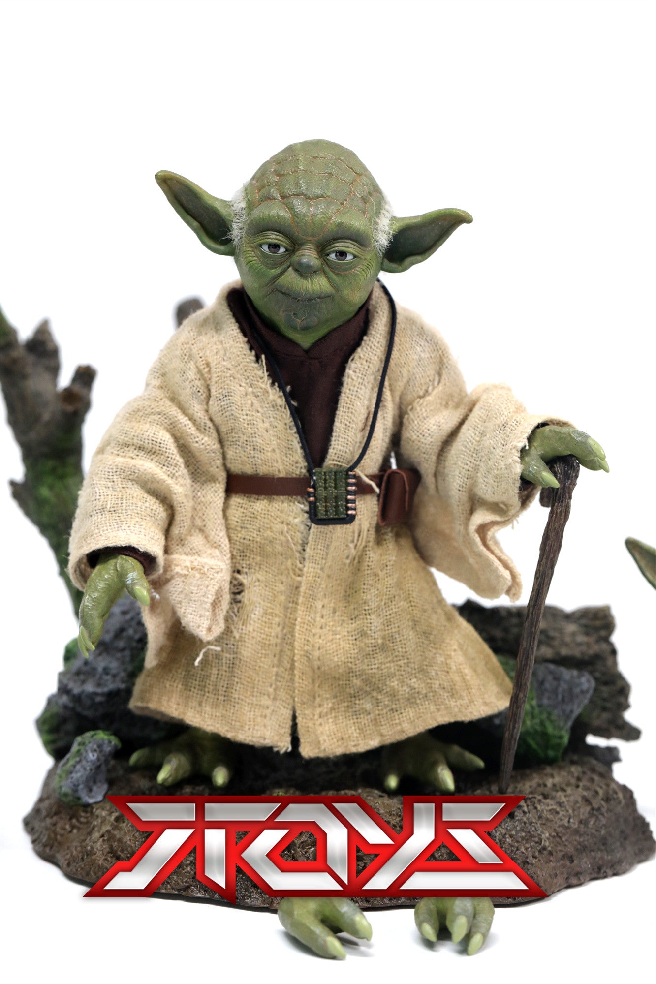 HT 1/6 MMS369 Star Wars Attack of the Clones Yoda 1.0 Action Figure