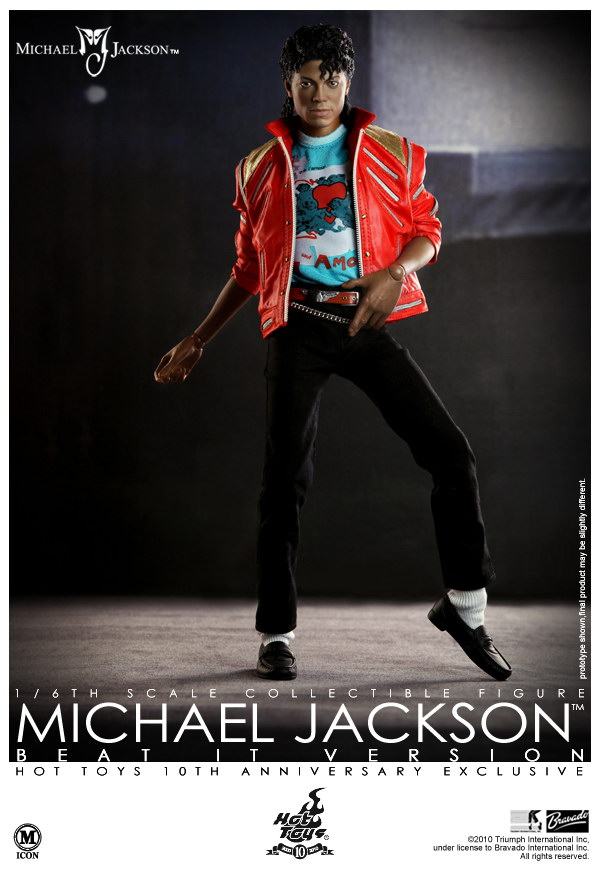 HT HOTTOYS 10th Anniversary Limited Venue MJ 1/6 Michael Jackson Beat It Action Figure