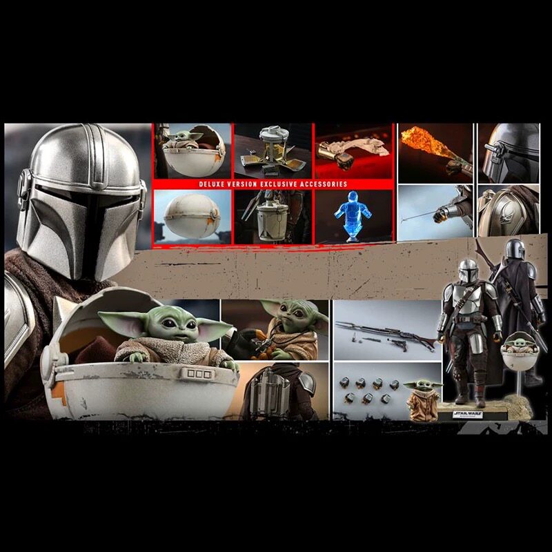Hottoys Star Wars 1/6 The Mandalorian 2.0 The Child Deluxe Edition TMS015 Action Figure