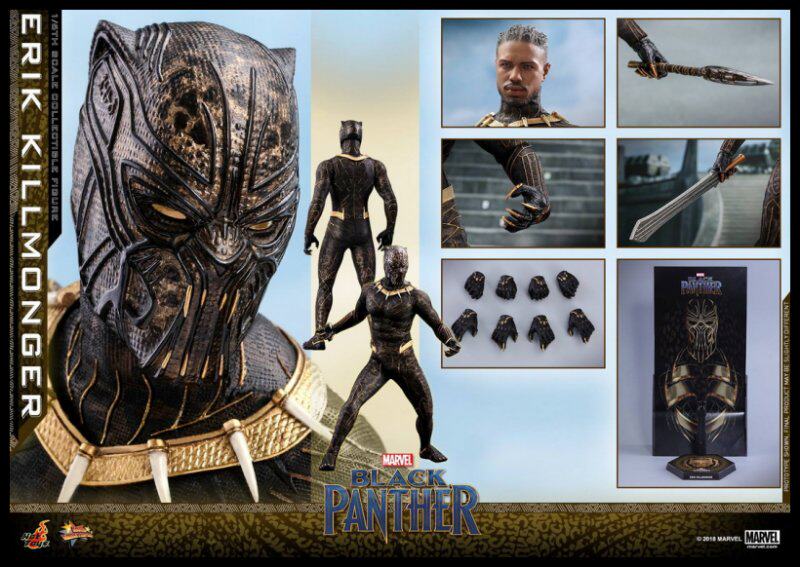 HOTTOYS HT 1/6 MMS471 Black Panther Killmonger Leopard Eric Action Figure