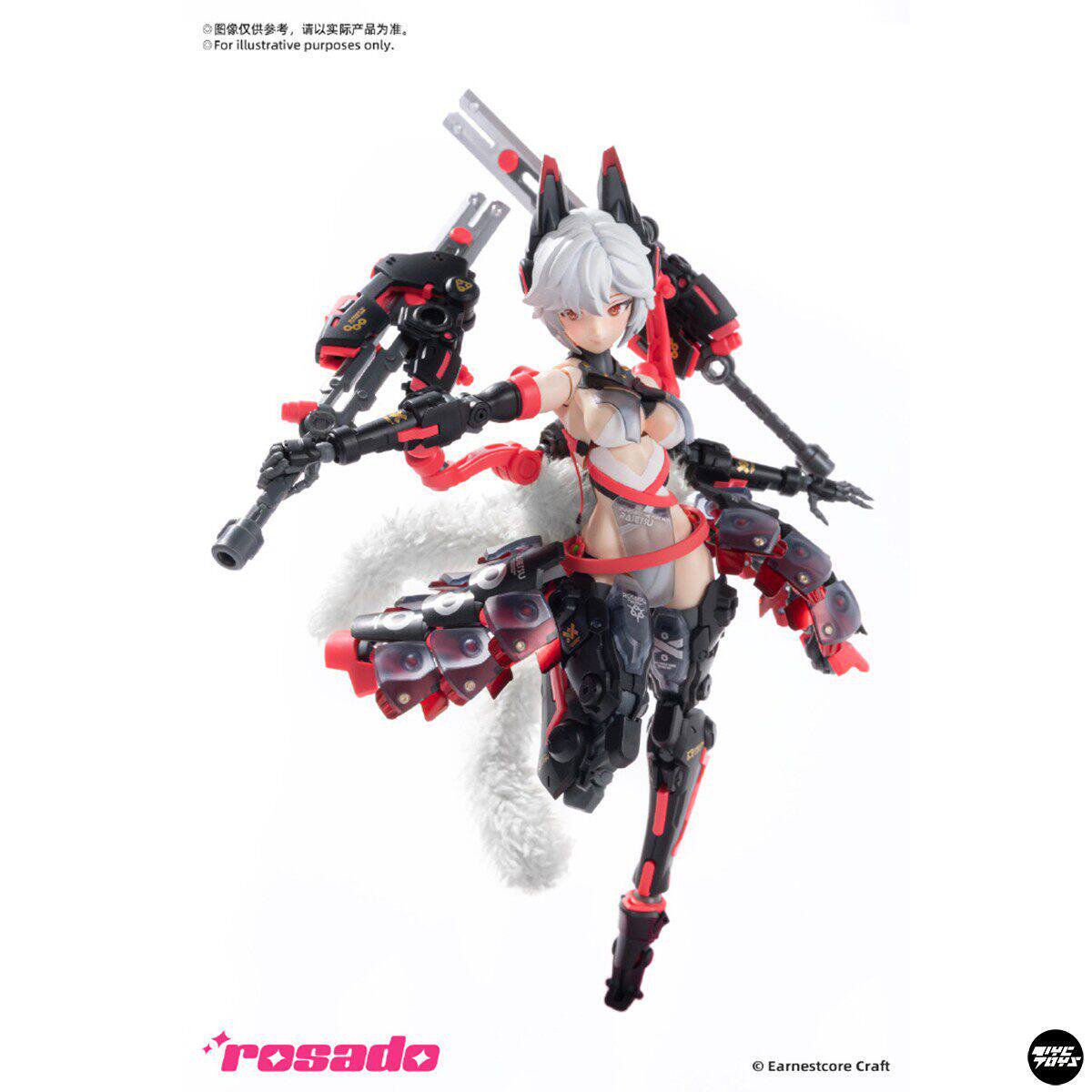Hecheng Zhizao — Project ROSADO: "Rakshasa Scarlet Fox" (1/10 Scale Action Figure)