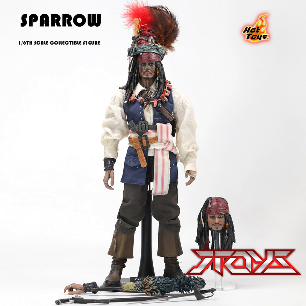 HT HOTTOYS 1/6 Pirates of the Caribbean Chieftain Edition Captain Jack Sparrow African Jungle Edition DX06
