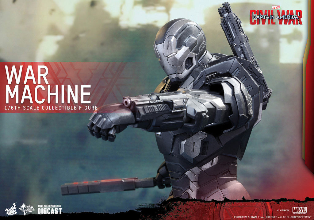 HotToys HT MMS344D15 1/6 Alloy Civil War Iron Man War Machine 4.0 Action Figure