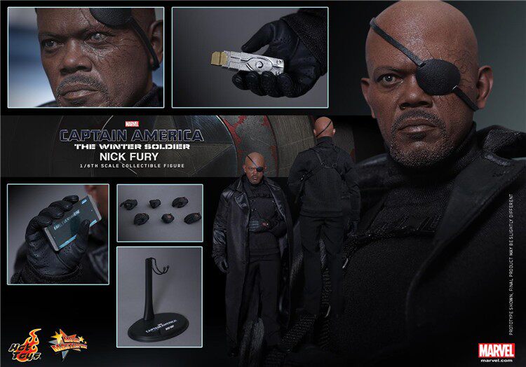 HotToys 1/6 MMS315 Captain America 2 S.H.I.E.L.D. Director Fury 2.0 Action Figure