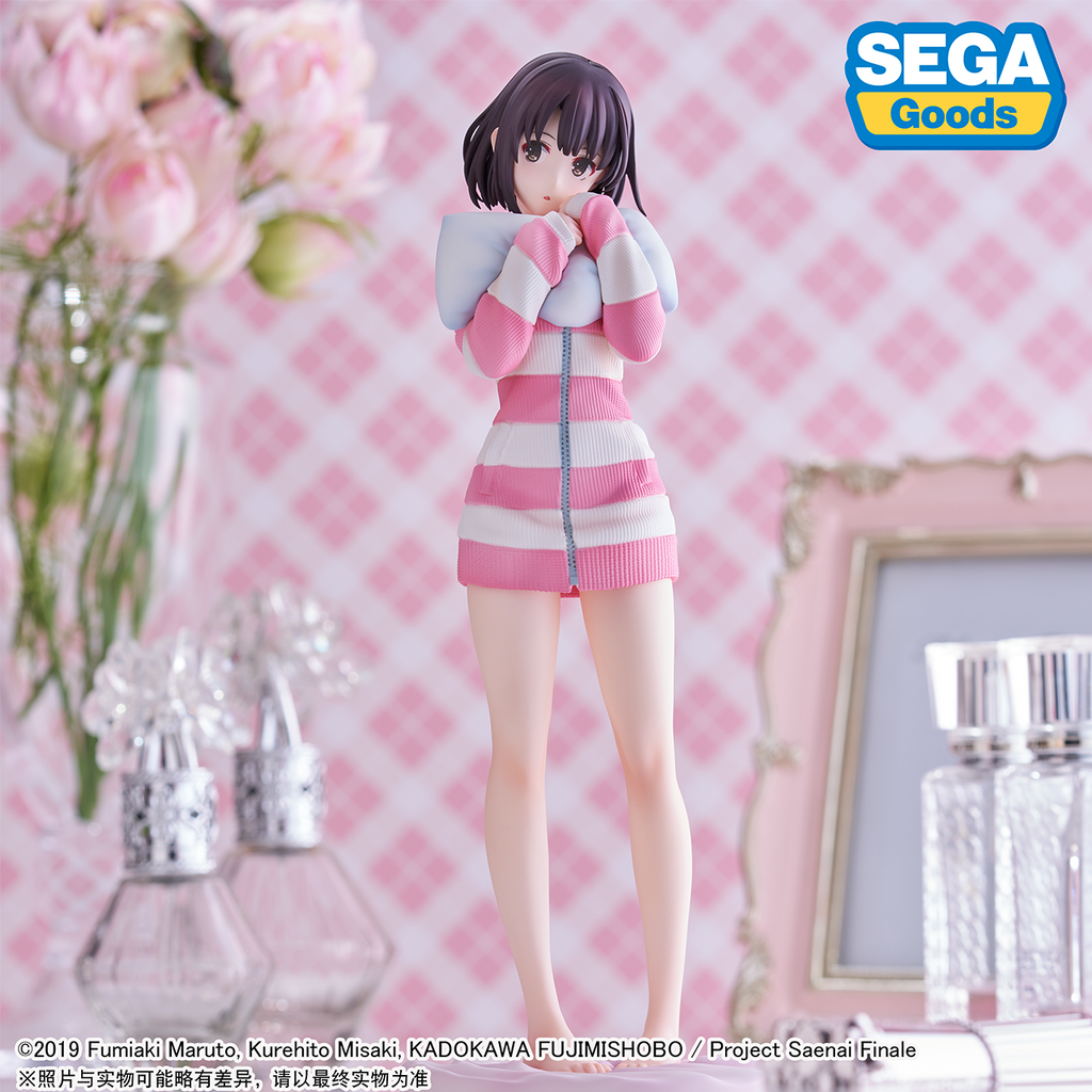Sega's "How to Raise a Boring Girlfriend" Megumi Kato Home Pajamas Figure