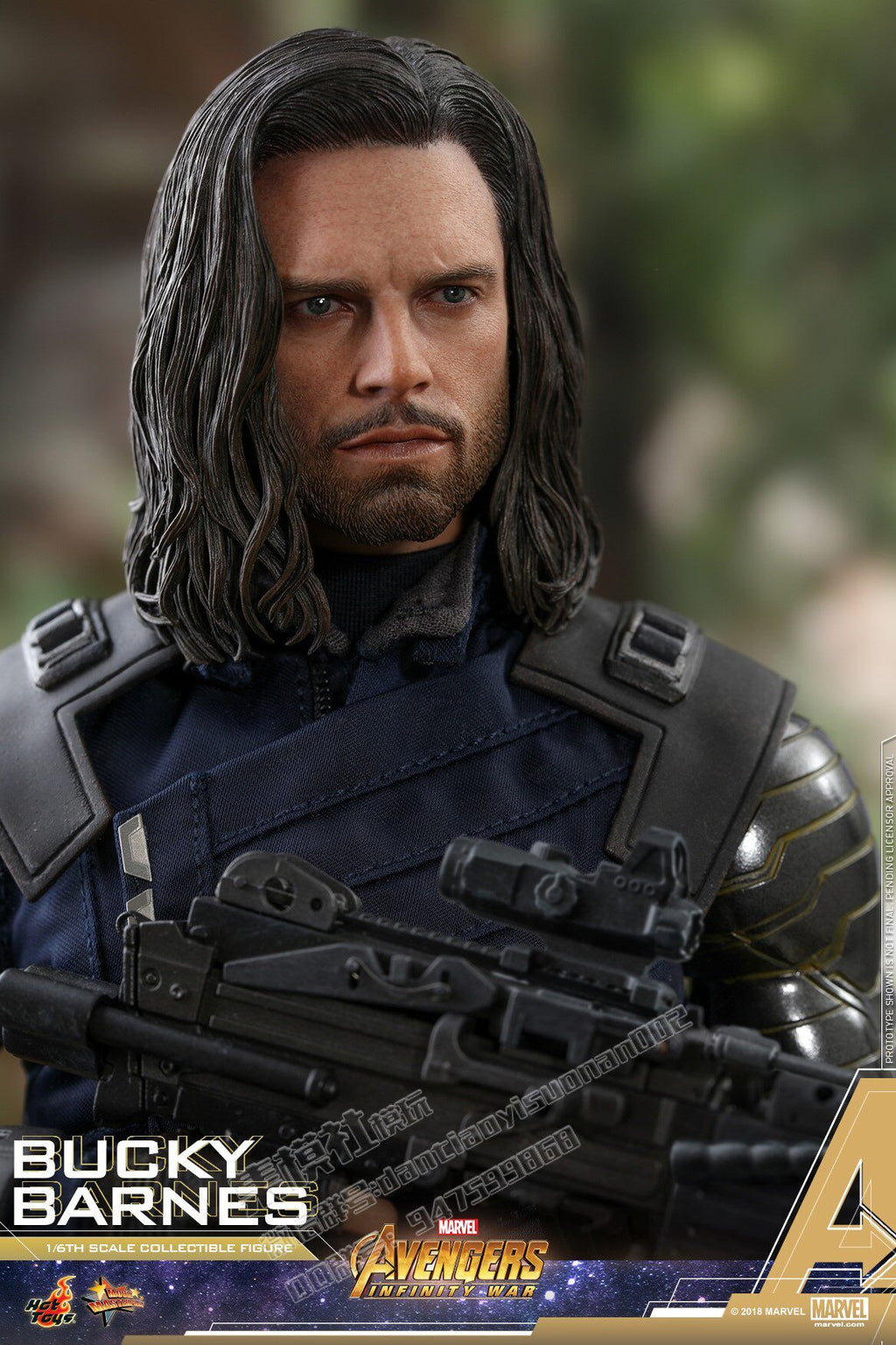 HOTTOYS HT 1/6 Avengers 3 Bucky/Winter Soldier 3.0 Figure MMS509