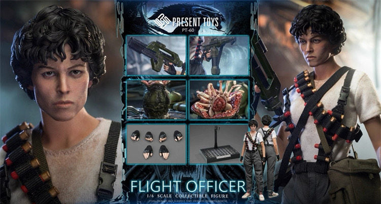 PRESENT TOYS PT-sp60 1/6 Alien Flight Officer Rapley non-HT movable figure