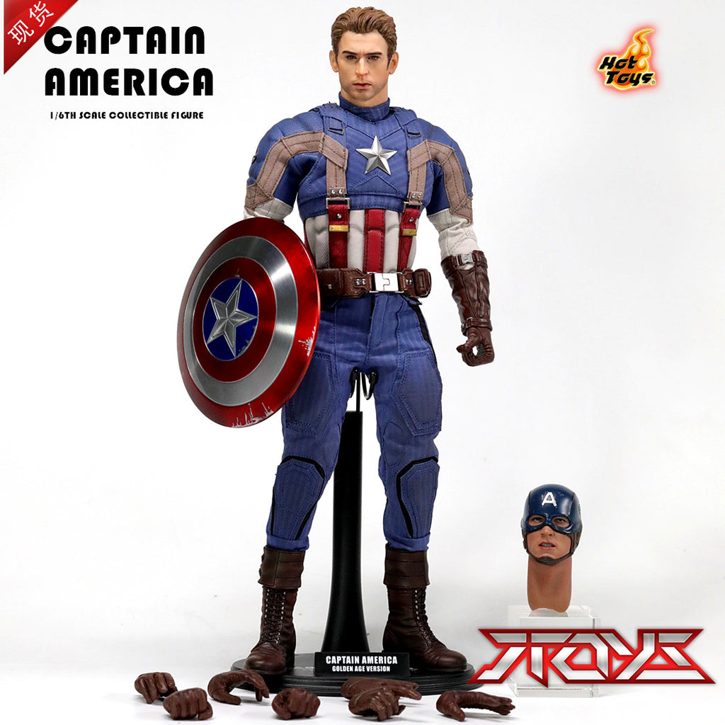 Hottoys 1/6HT Captain America 2: The Winter Soldier - Limited Edition Battle-Damaged Alloy Shield Figure