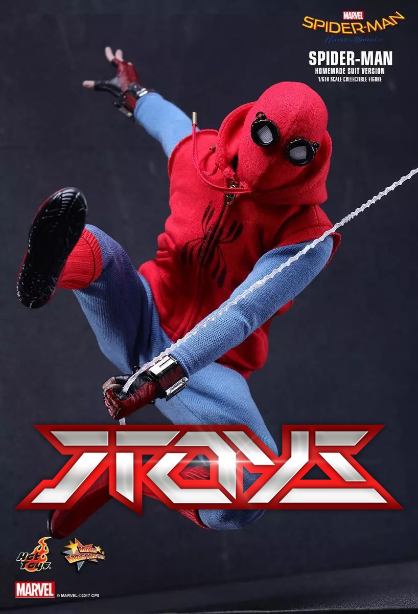 HotToys HT 1/6 MMS414 Spider-Man back-to-school season homemade suit 1.0 real head  action figures