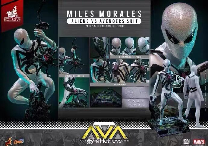HotToys 1/6 CMS027 Aliens vs. Avengers Miles Morales Action Figure