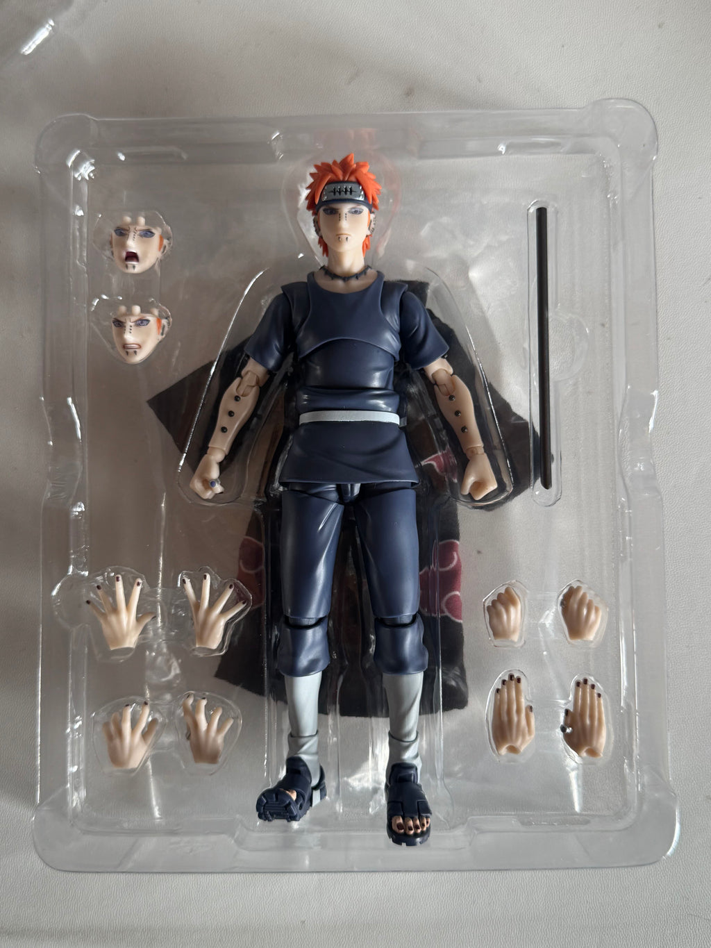 Bandai SHF Pain Tendo, the Eye of Reincarnation that Binds the Six Paths, Naruto Shippuden Action Figure