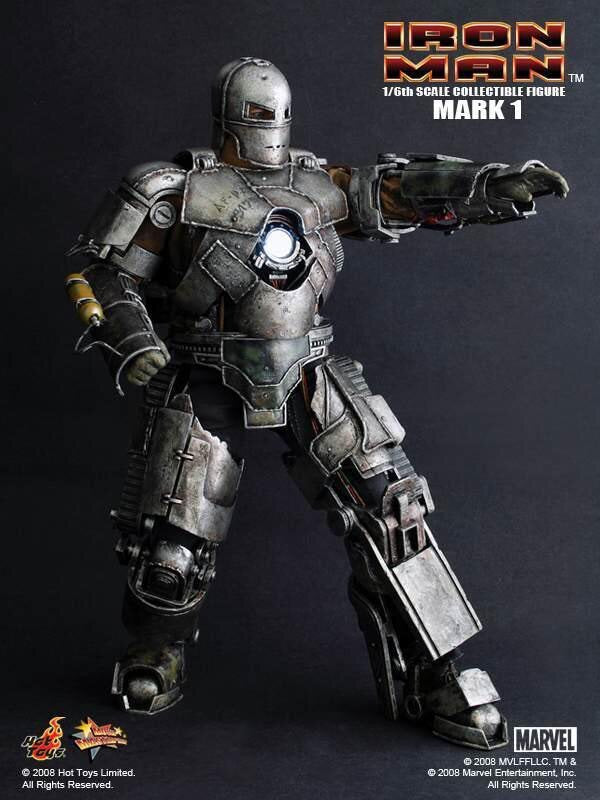 Hottoys HT IRON MAN MK1 MARK1 1/6 Iron Man 1.0 2.0 MMS80 action figure