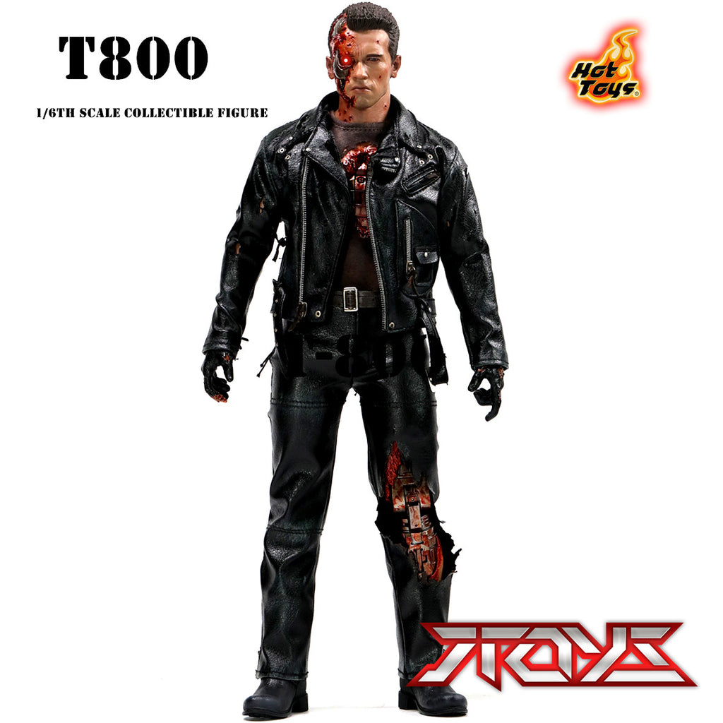 HOTTOYS HT 1/6 DX13 Terminator 2 T-800 1/6 Arnold Battle Damaged VIP Deluxe Edition  action figures