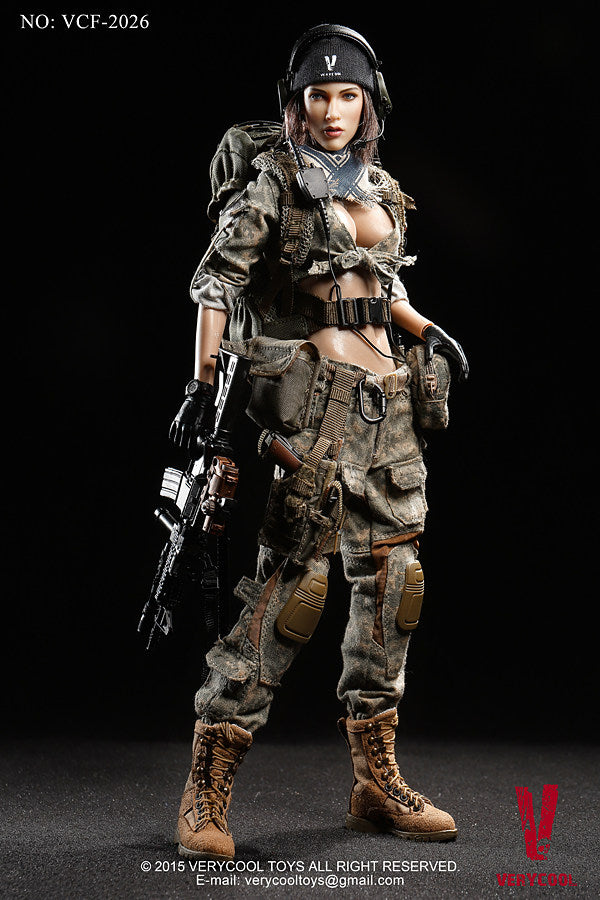 VERYCOOL 1/6 ACU female shooter VCF-2026 soldier movable model figure