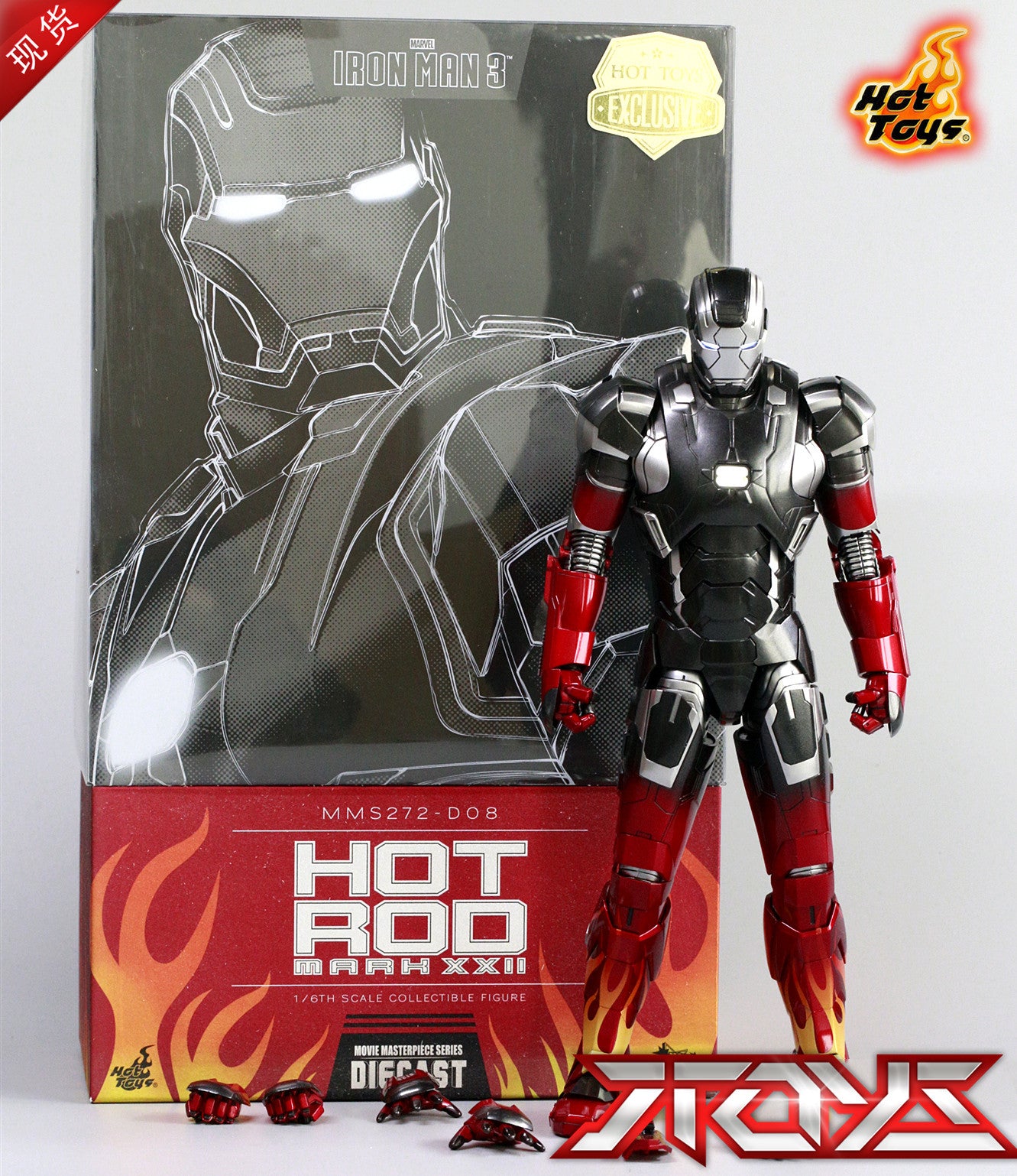 HT HotToys Alloy Limited 1/6 Iron Man MK22 Venue Hot Rod Hot Rod MMS272 action figures