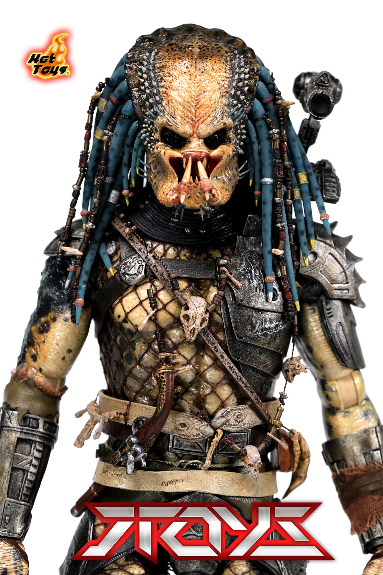 HOTTOYS HT MMS233 1/6 Doll Predator 2 Predator 2.0 Gray Back Action Figure