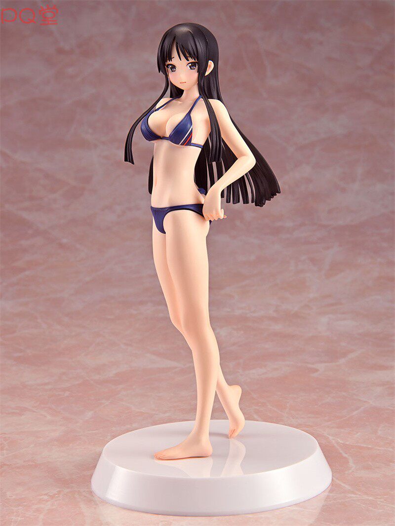 Our Treasure: K-On!  Mio Akiyama Summer Queens Painted PVC Figure