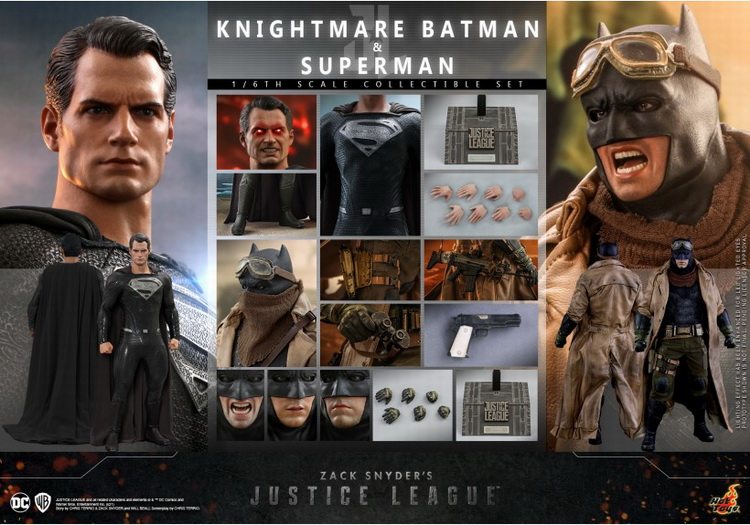 HotToys 1/6 TMS038 Justice League Black Superman 4.0 Desert Nightmare Batman Suit Action Figure
