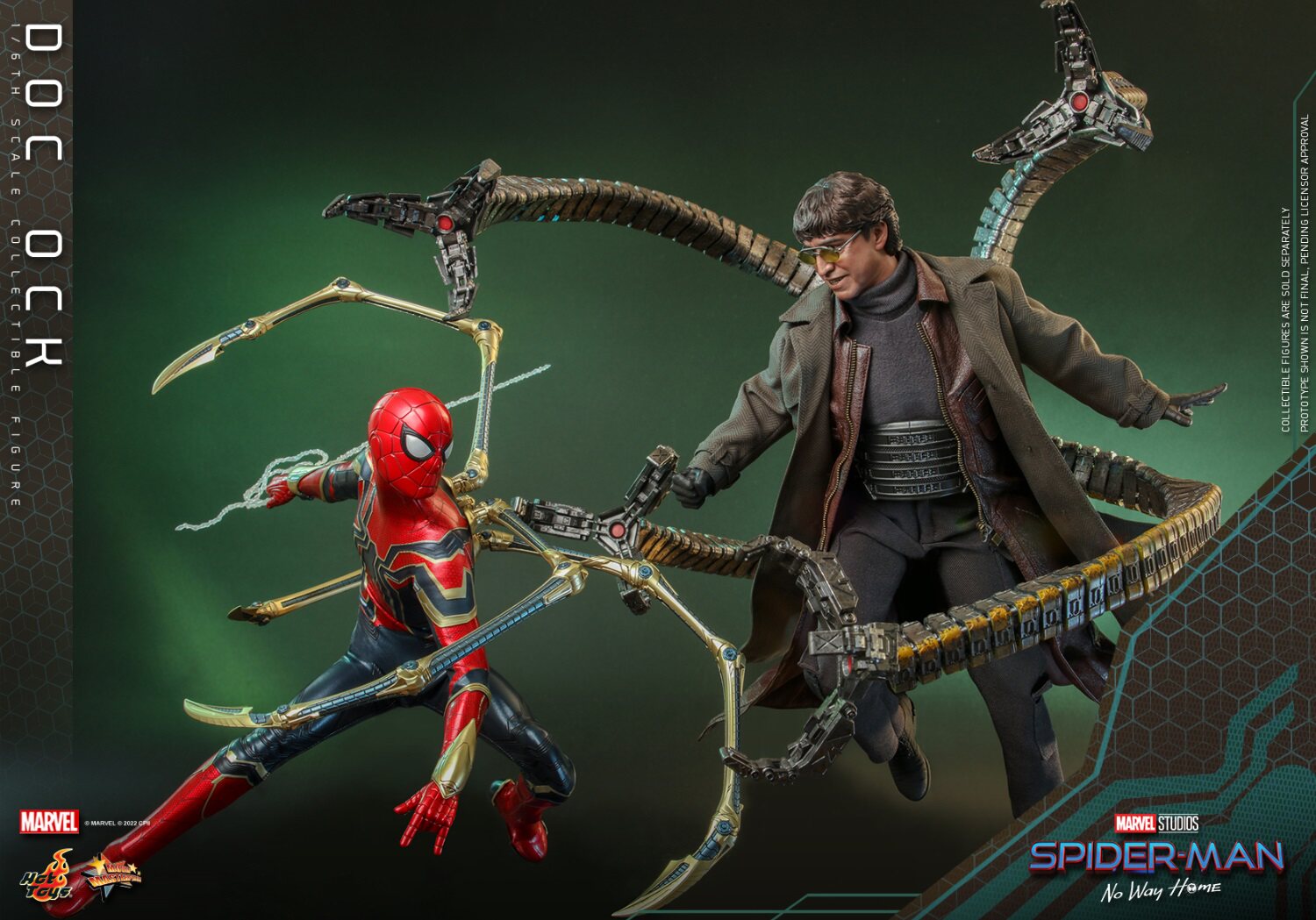 HOTTOYS 1/6 Spider-Man: No Return - Doctor Octopus Action Figure MMS633 Deluxe Edition