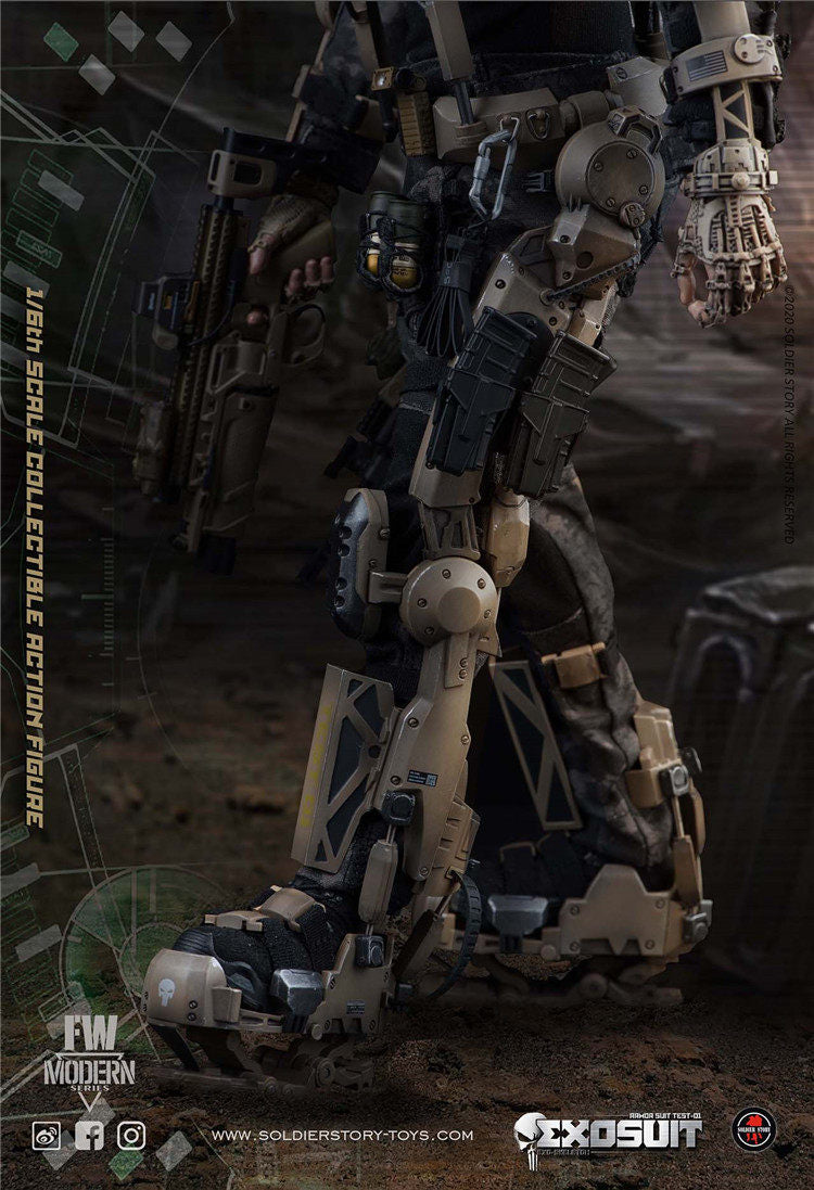 SoldierStory 1/6 Individual Exoskeleton Armor Suit Edge of Tomorrow Soldier Doll SS122
