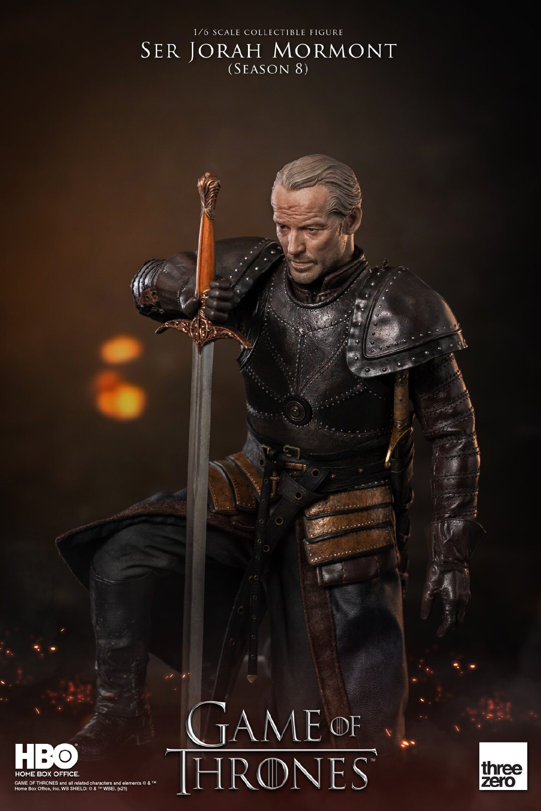 Threezero 3A 1/6 Game of Thrones Jorah Mormont Doll 3Z0141