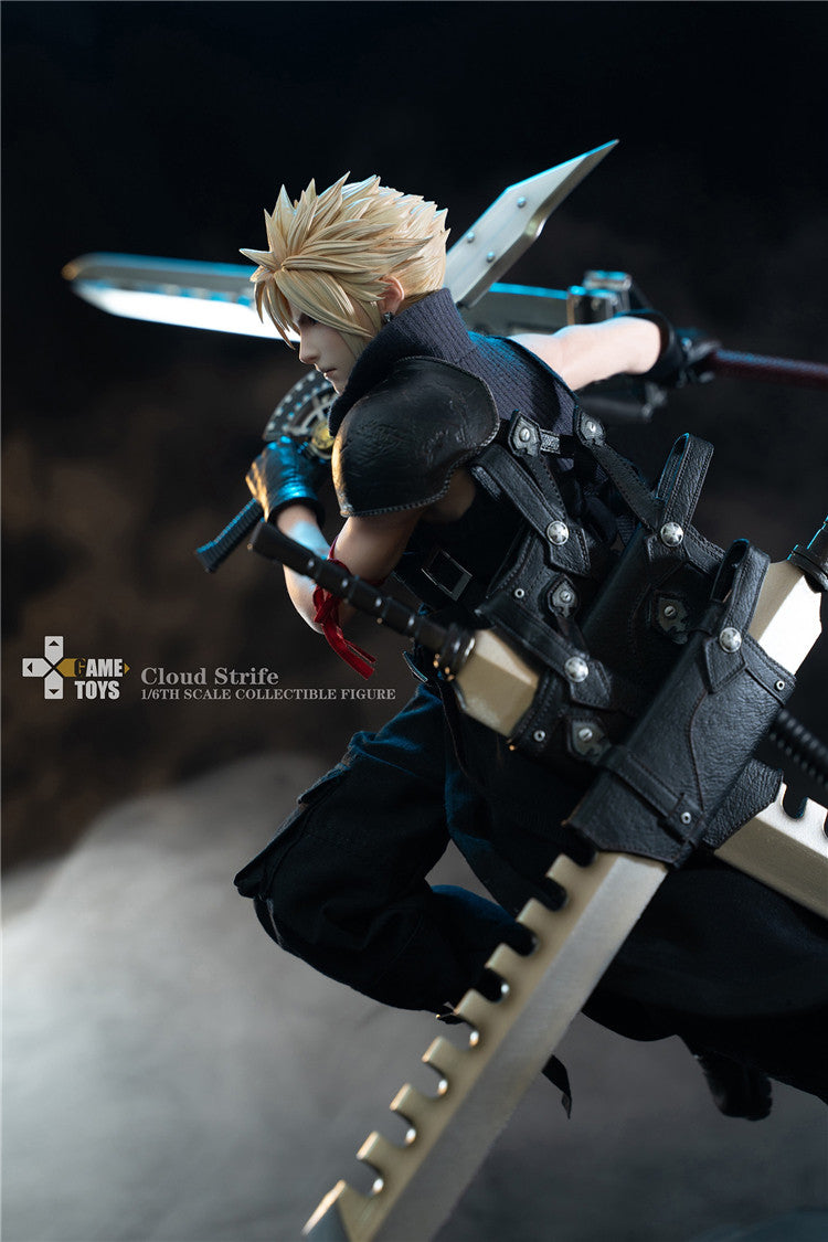GAMETOYS 1/6 Fantasy Warriors AC Version Final Cloud Action Figure GT-006