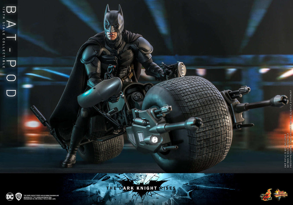 HOTTOYS 1/6 Dark Knight Bale Batman Motorcycle DX19 Action Figure MMS591