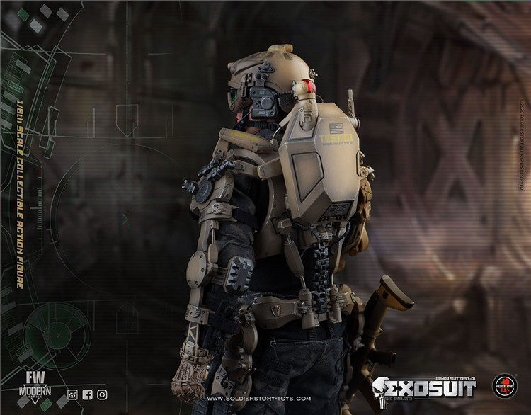 SoldierStory 1/6 Individual Exoskeleton Armor Suit Edge of Tomorrow Soldier Doll SS122