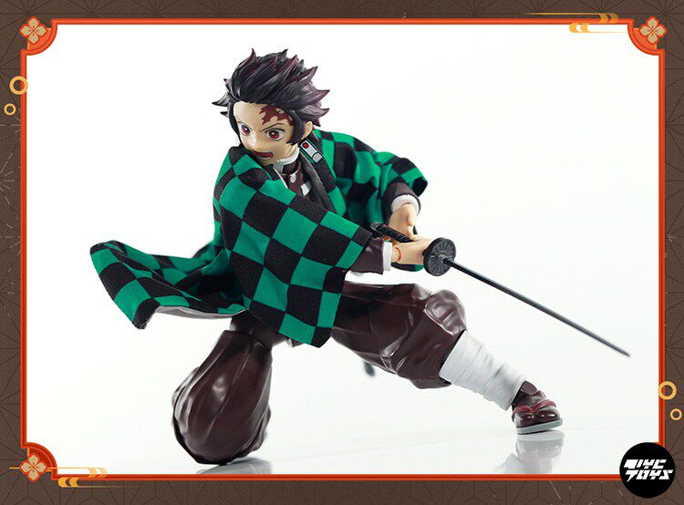 SHF Demon Slayer: Kimetsu no Yaiba — Tanjiro Kamado 1/12 Scale Fabric clothes （not include figures)