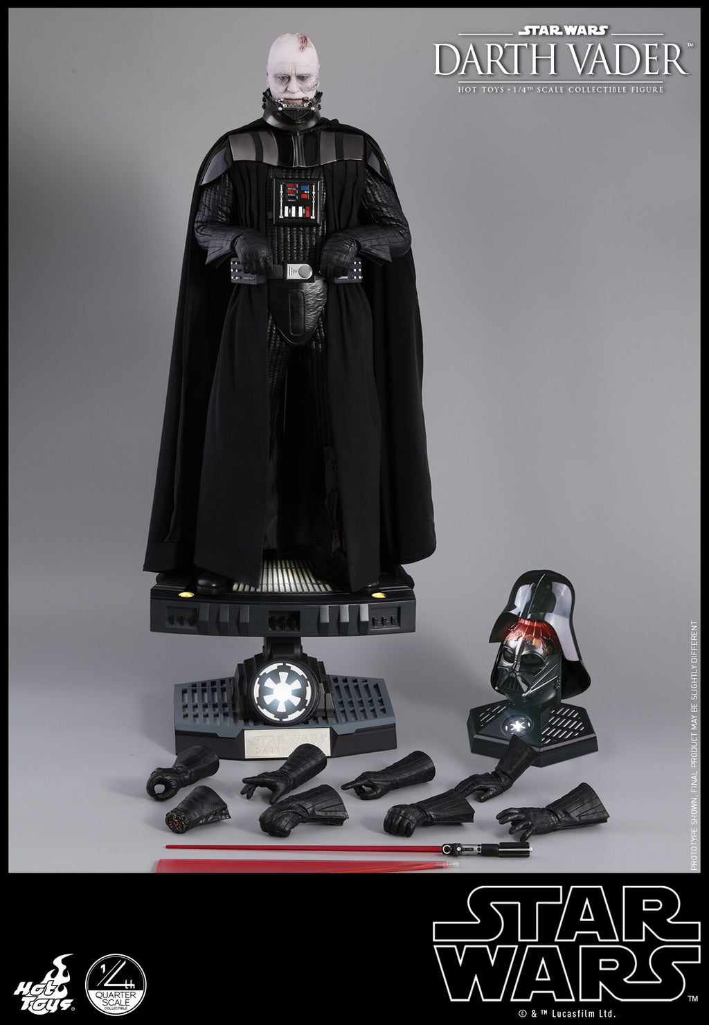 HOTTOYS HT 1/4 Star Wars Episode VI Darth Vader Action Figure QS013