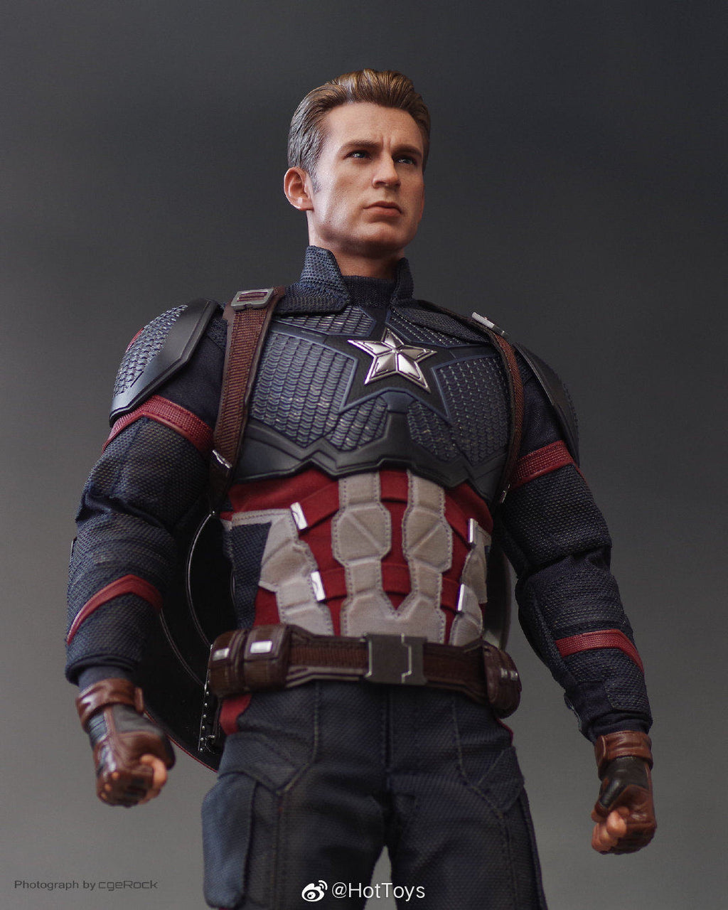 HOTTOYS HT 1/6 Avengers: Endgame Captain America 7.0 Articulated Soldier Figure MMS536