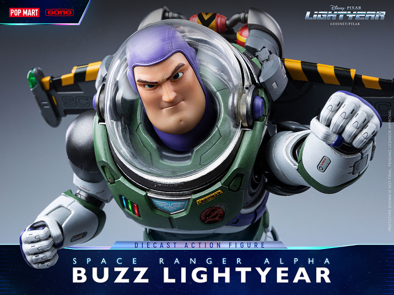 POPMARTGONG Resonance Lightyear Story Buzz Lightyear Alloy Articulated Figure