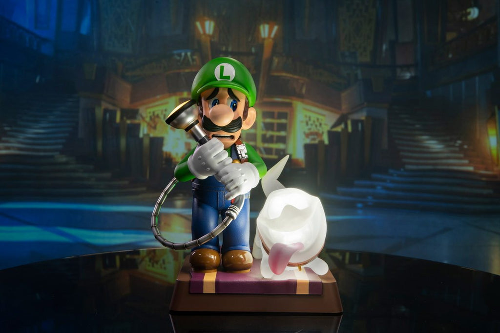 First 4 Figures 9-inch Luigi and Ghost Dogs, Haunted House 3, Luigi's Mansion 3 Figures, LM03CO