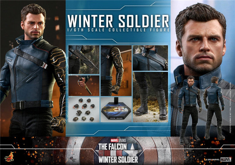 HOTTOYS 1/6 Falcon & Winter Soldier Bucky Bucky Winter Soldier Figure TMS039